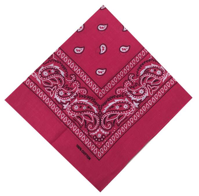 22” x 22” 100% Cotton Paisley Bandanas