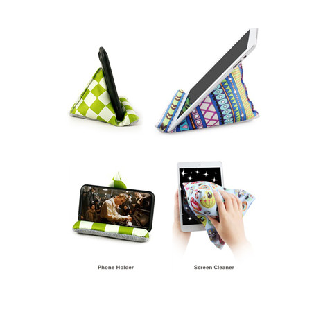 Ultra Thin Fiber Fabric Mobile Phone Stand