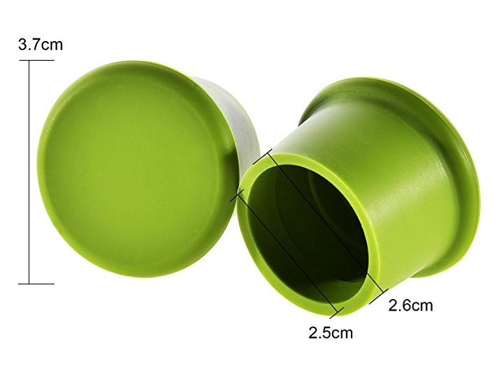 Round Food Grade Silicone Reusable Wine Bottle Stopper