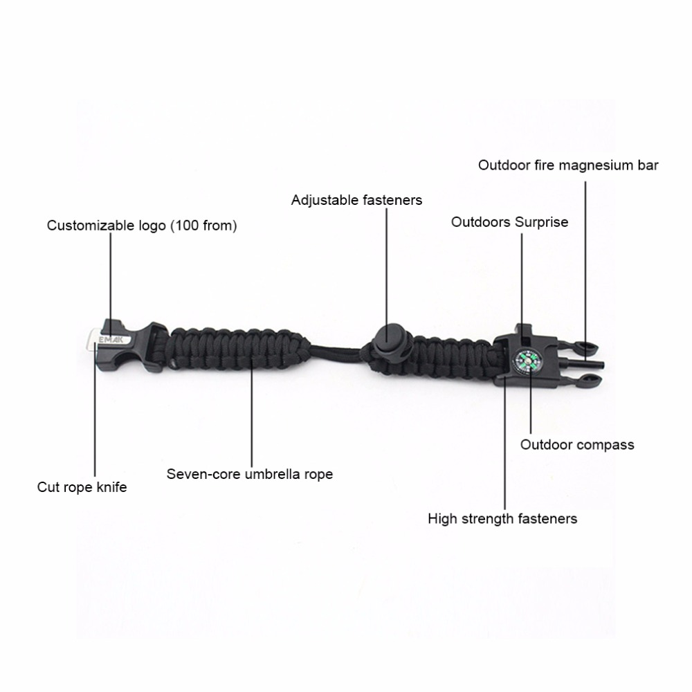 Outdoor Survival Bracelet