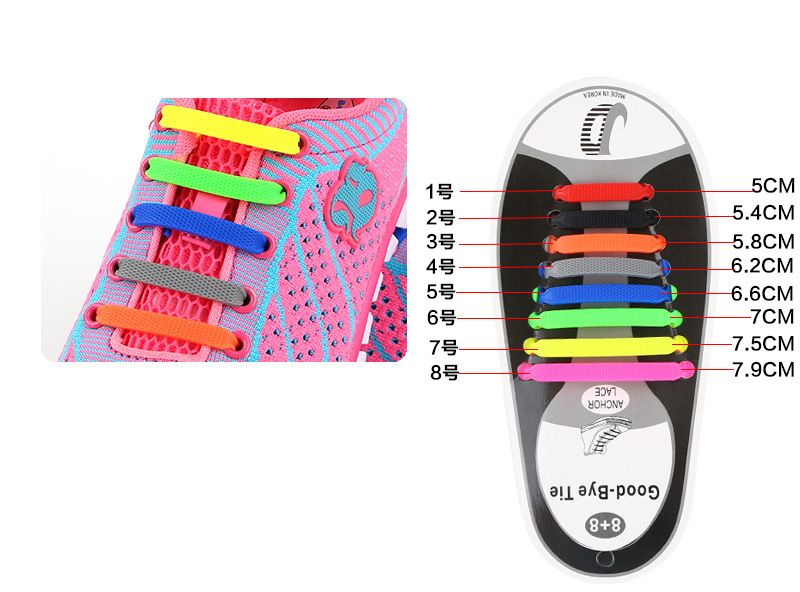 Silicone No Tie Shoelaces