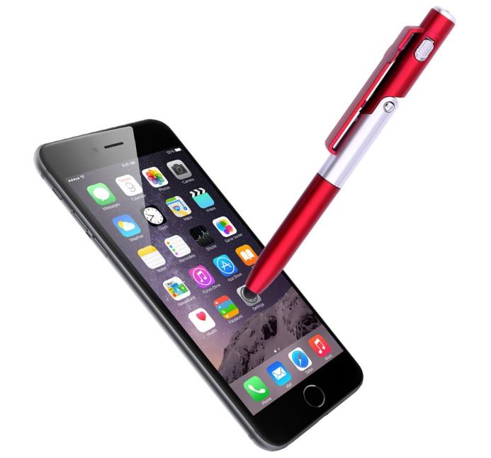 4 in 1 Stylus Pen With LED Light Phone Stand