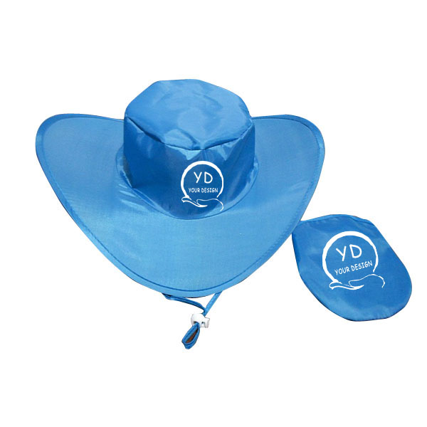 Beach Folding Cowboy Hat with Pouch