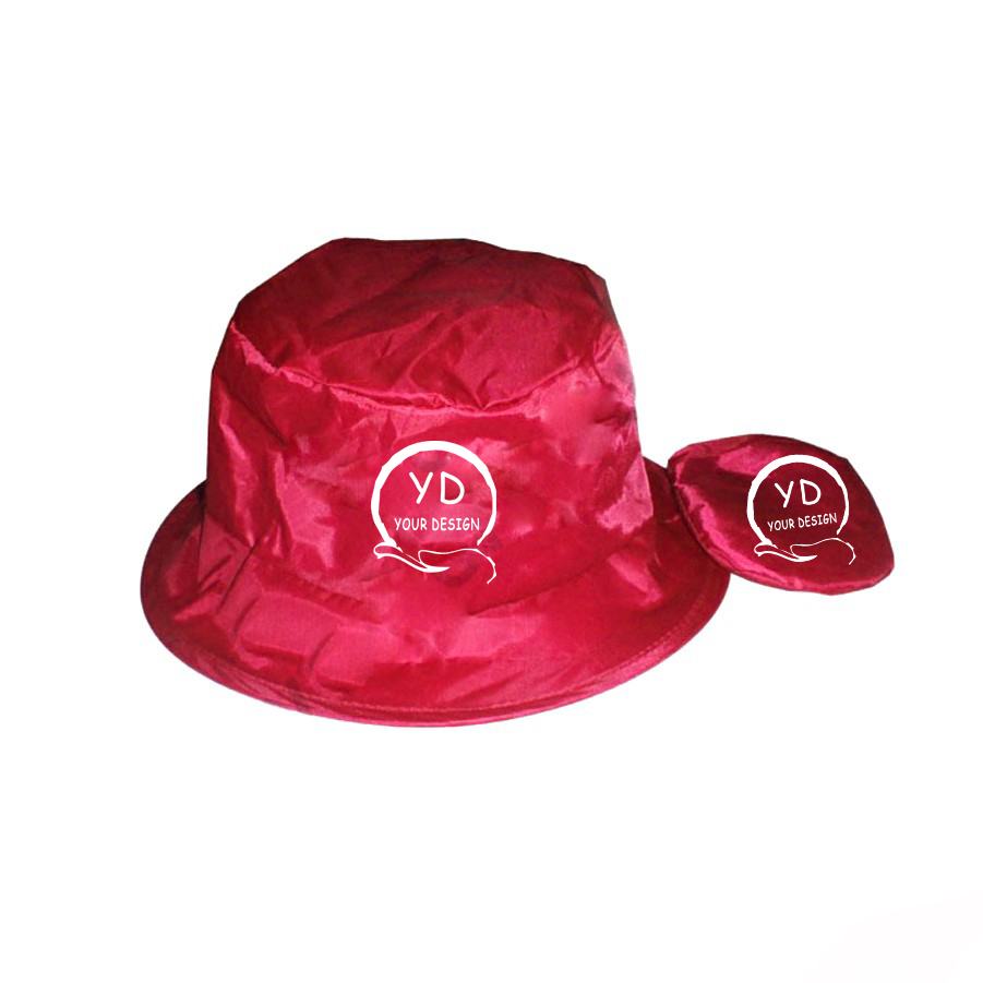 Beach Foldable Bucket Hat with Pouch