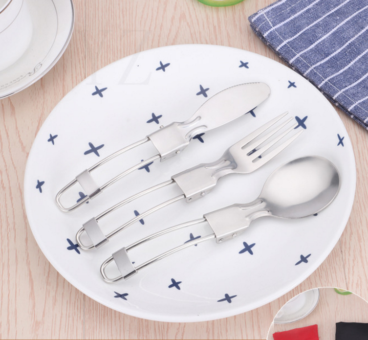 New Creative Stainless Steel Spoon Outdoor
