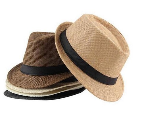 Fashion Straw Fedora Hat