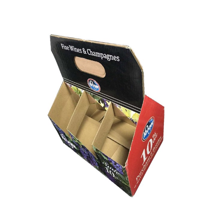 6 Pack Wine or Beer Packaging Box