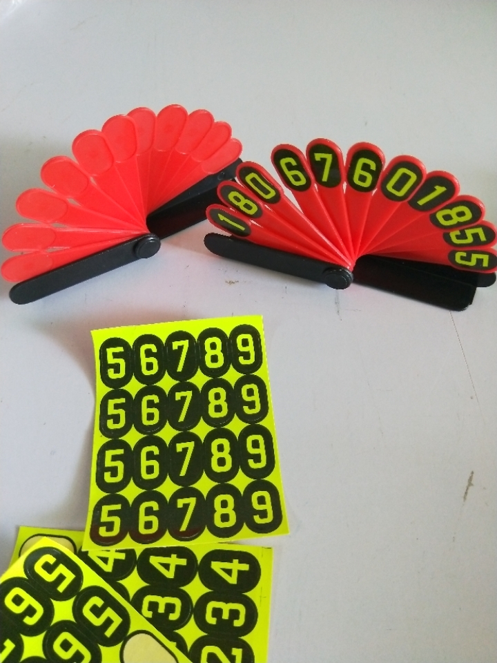 Double-sided fan Luminous Night Light Phone Number Parking Card